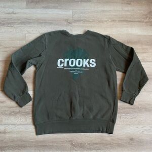 Crooks & Castles hoodie crew neck sweatshirt Y2K